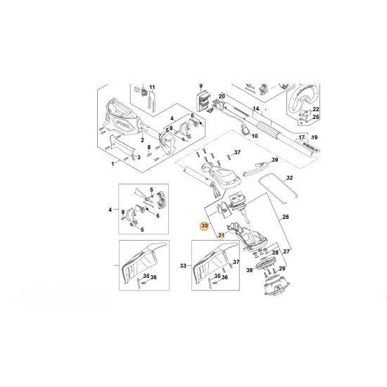 STIHL   Obudowa silnika FA05 600 0801